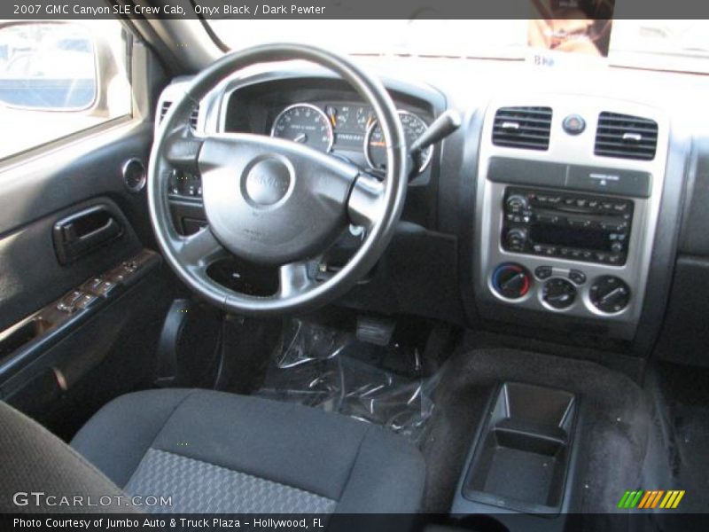 Onyx Black / Dark Pewter 2007 GMC Canyon SLE Crew Cab