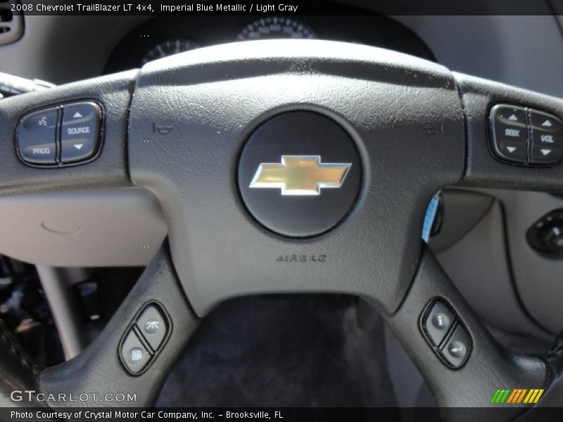 Imperial Blue Metallic / Light Gray 2008 Chevrolet TrailBlazer LT 4x4