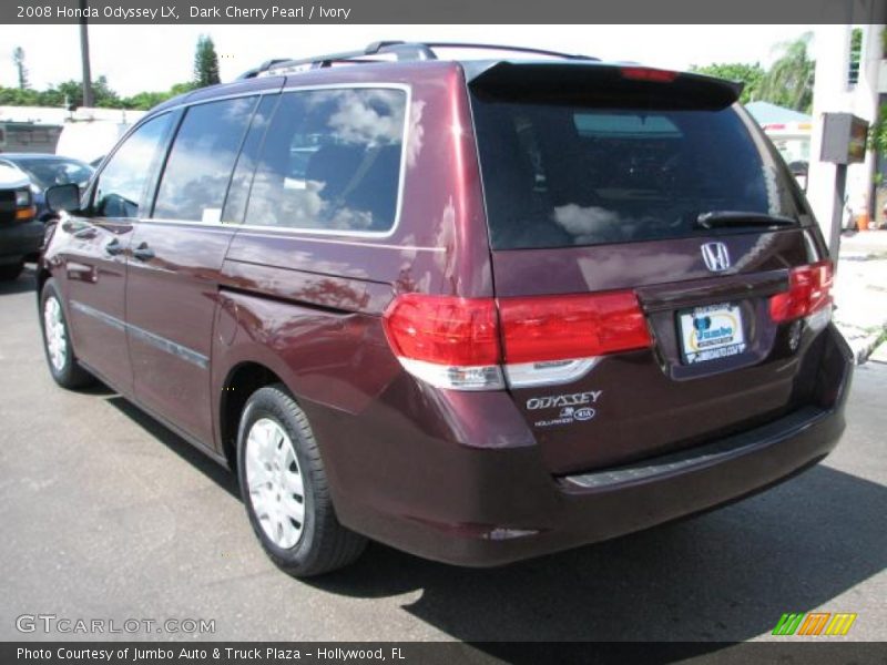 Dark Cherry Pearl / Ivory 2008 Honda Odyssey LX