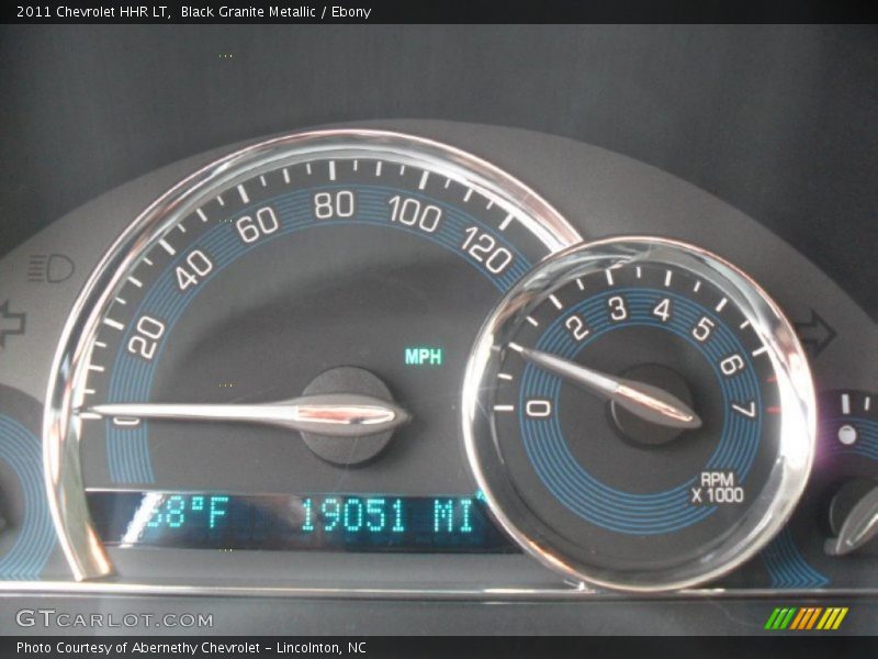 Black Granite Metallic / Ebony 2011 Chevrolet HHR LT