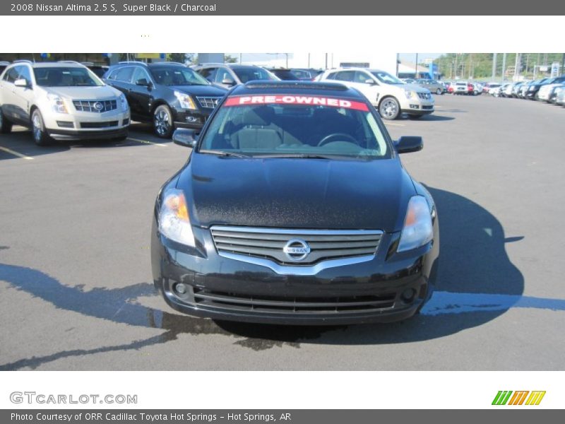 Super Black / Charcoal 2008 Nissan Altima 2.5 S