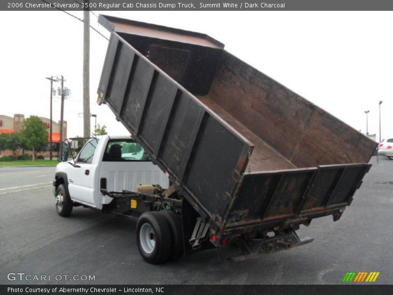 Summit White / Dark Charcoal 2006 Chevrolet Silverado 3500 Regular Cab Chassis Dump Truck