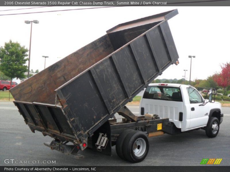  2006 Silverado 3500 Regular Cab Chassis Dump Truck Summit White