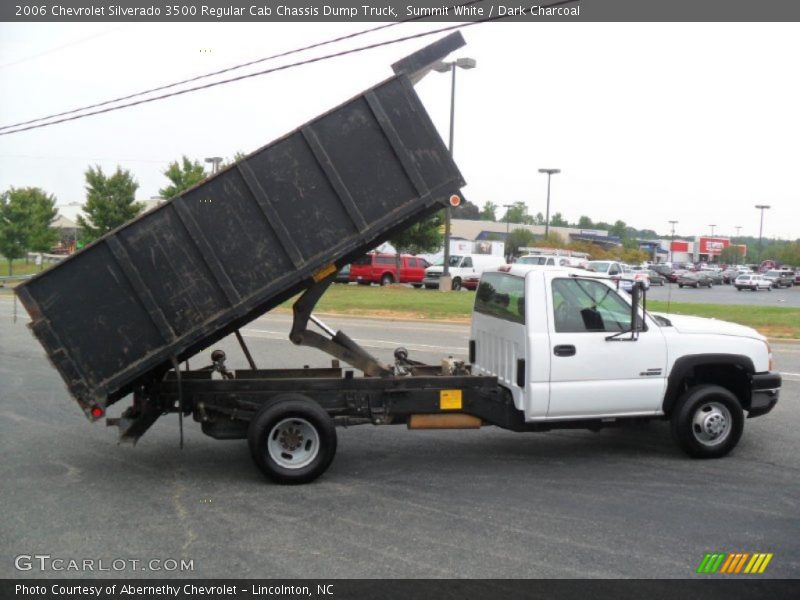 Summit White / Dark Charcoal 2006 Chevrolet Silverado 3500 Regular Cab Chassis Dump Truck