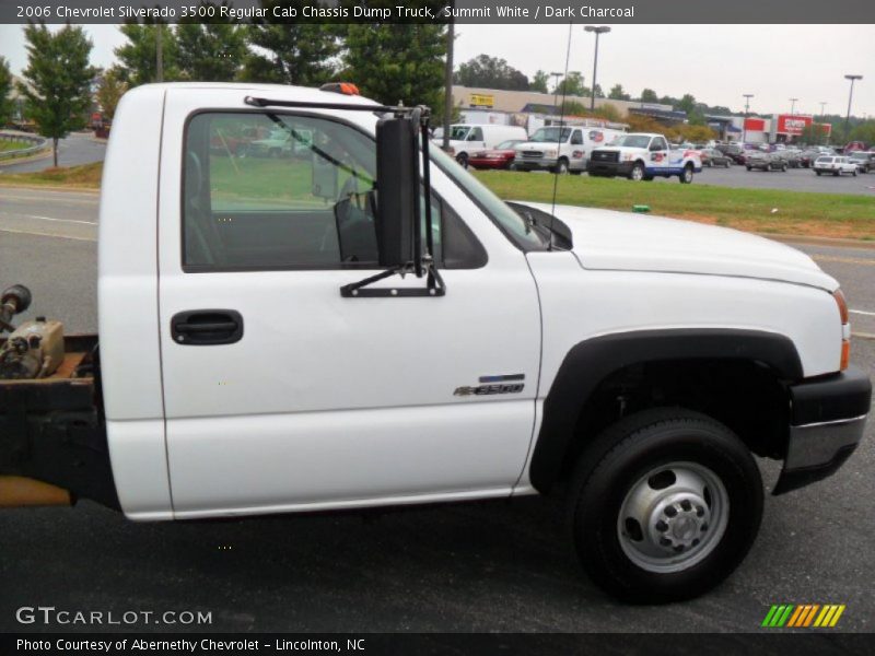 Summit White / Dark Charcoal 2006 Chevrolet Silverado 3500 Regular Cab Chassis Dump Truck