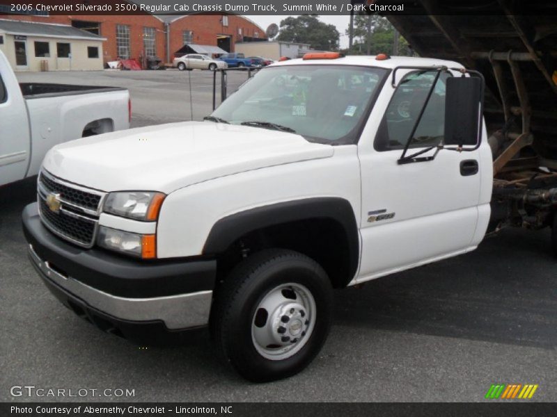Summit White / Dark Charcoal 2006 Chevrolet Silverado 3500 Regular Cab Chassis Dump Truck
