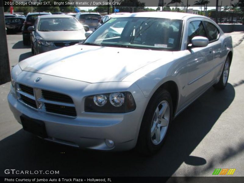 Bright Silver Metallic / Dark Slate Gray 2010 Dodge Charger SXT