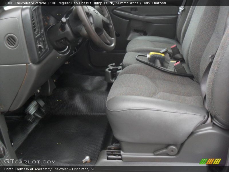  2006 Silverado 3500 Regular Cab Chassis Dump Truck Dark Charcoal Interior