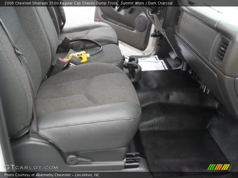  2006 Silverado 3500 Regular Cab Chassis Dump Truck Dark Charcoal Interior