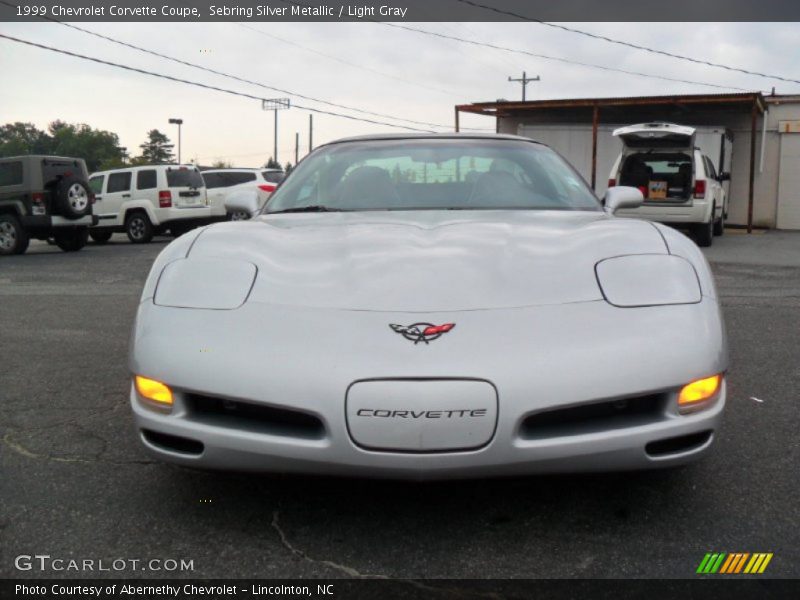 Sebring Silver Metallic / Light Gray 1999 Chevrolet Corvette Coupe
