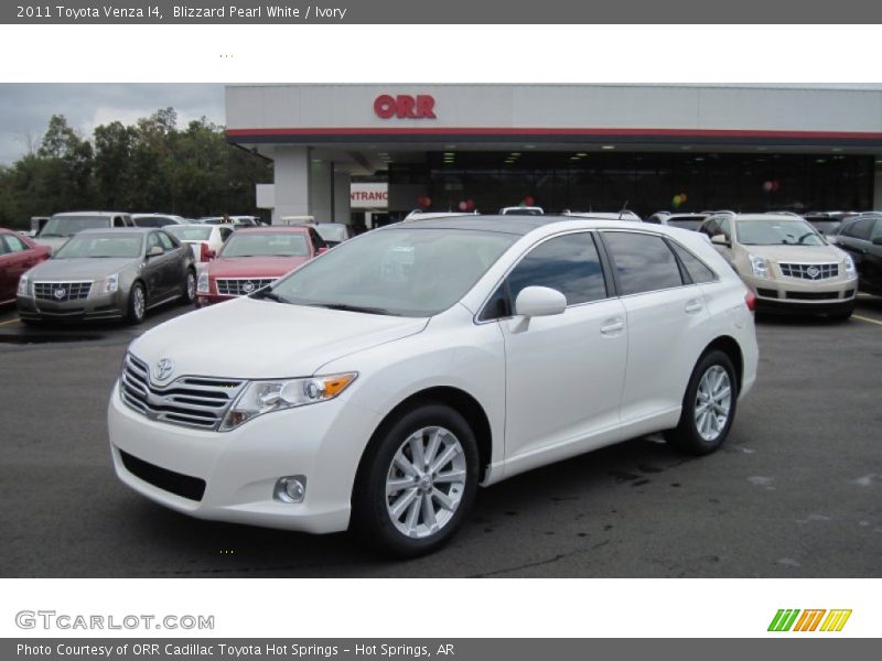 Blizzard Pearl White / Ivory 2011 Toyota Venza I4