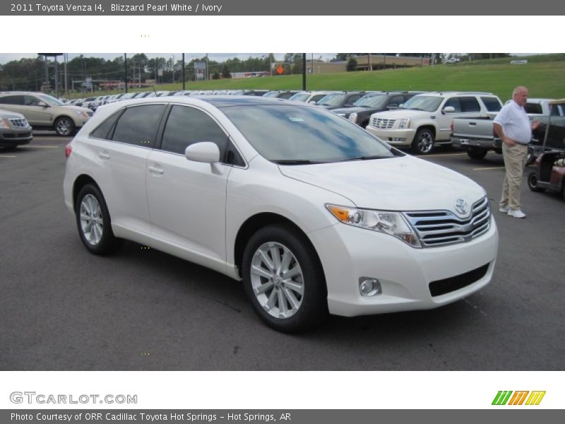 Blizzard Pearl White / Ivory 2011 Toyota Venza I4