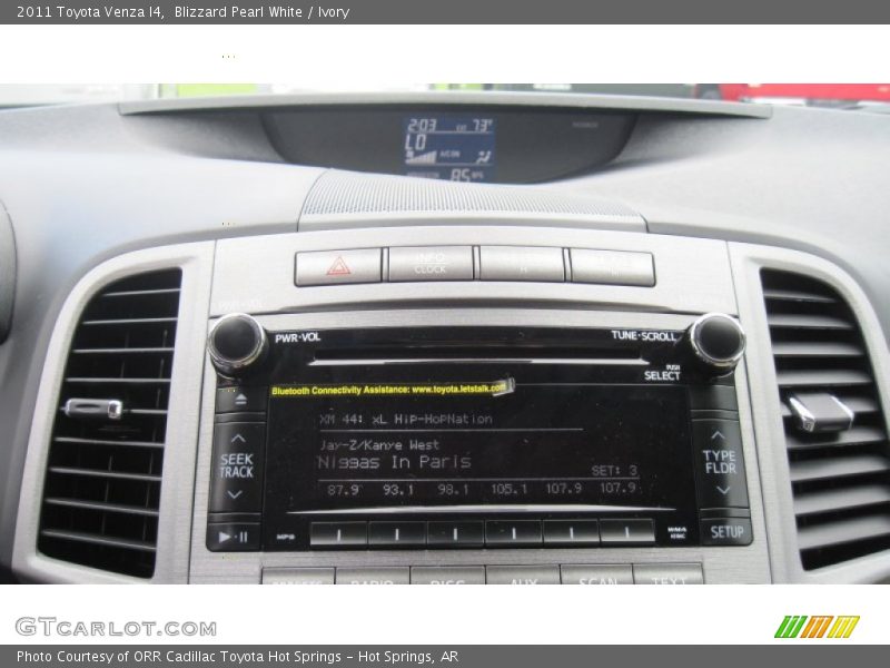 Blizzard Pearl White / Ivory 2011 Toyota Venza I4