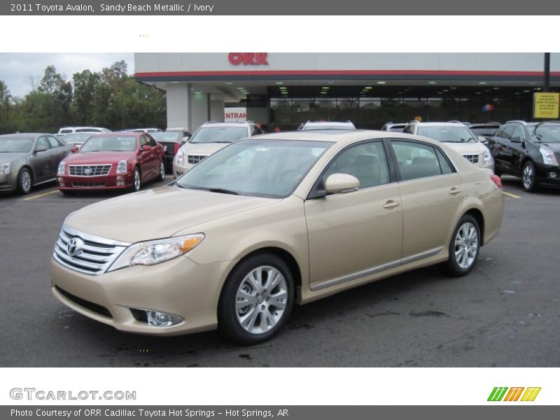 Sandy Beach Metallic / Ivory 2011 Toyota Avalon