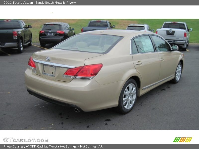 Sandy Beach Metallic / Ivory 2011 Toyota Avalon