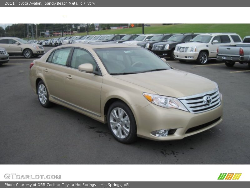 Sandy Beach Metallic / Ivory 2011 Toyota Avalon