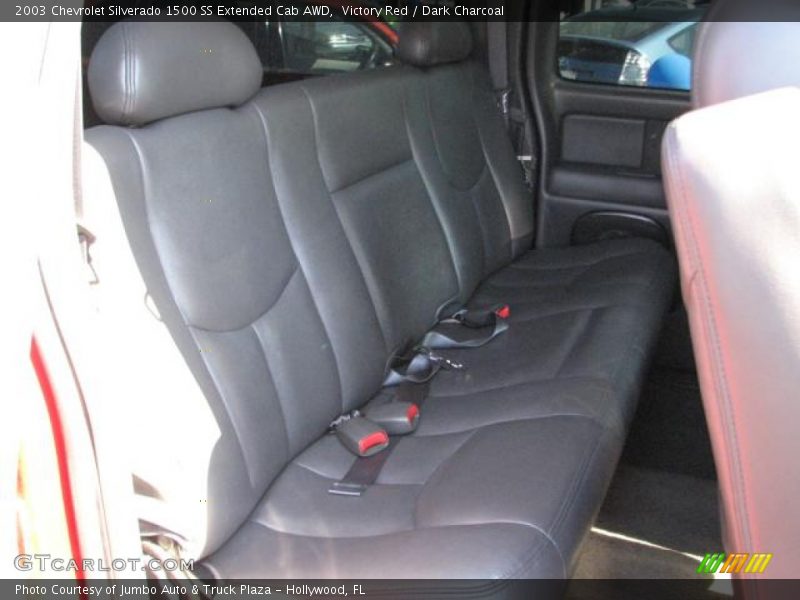 Victory Red / Dark Charcoal 2003 Chevrolet Silverado 1500 SS Extended Cab AWD