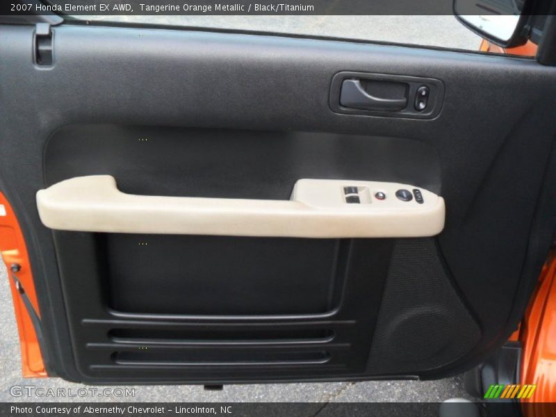 Tangerine Orange Metallic / Black/Titanium 2007 Honda Element EX AWD