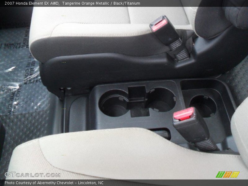 Tangerine Orange Metallic / Black/Titanium 2007 Honda Element EX AWD