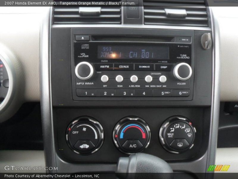 Tangerine Orange Metallic / Black/Titanium 2007 Honda Element EX AWD