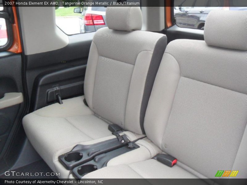 Tangerine Orange Metallic / Black/Titanium 2007 Honda Element EX AWD