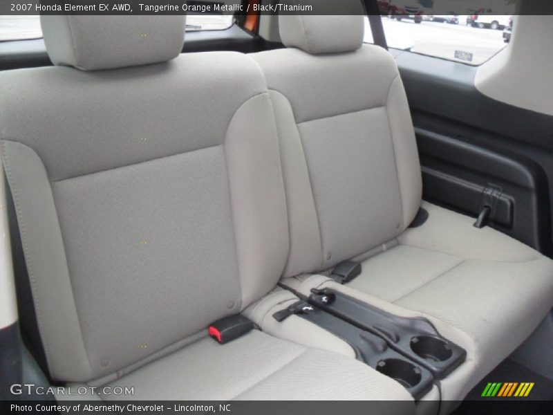 Tangerine Orange Metallic / Black/Titanium 2007 Honda Element EX AWD