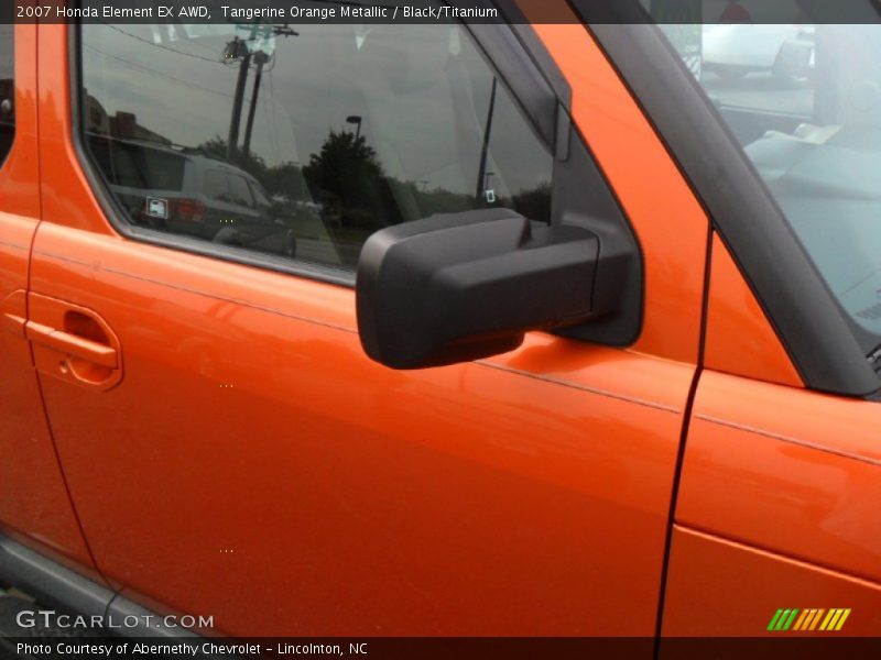 Tangerine Orange Metallic / Black/Titanium 2007 Honda Element EX AWD