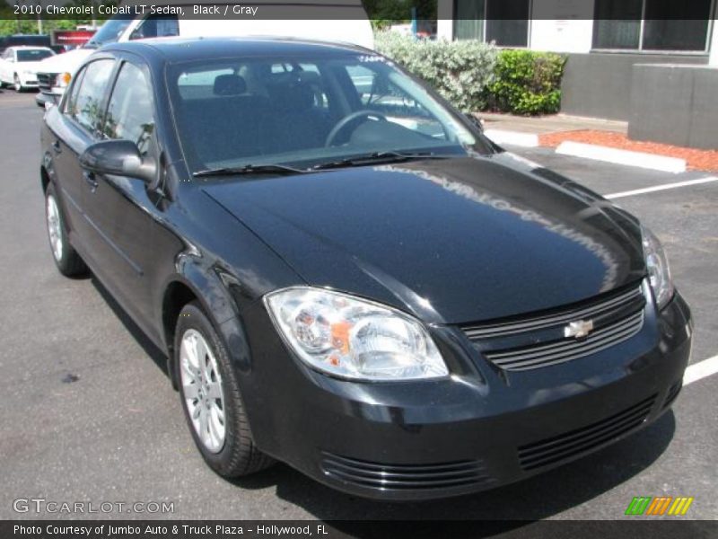 Black / Gray 2010 Chevrolet Cobalt LT Sedan