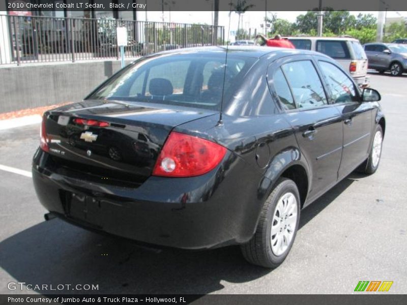 Black / Gray 2010 Chevrolet Cobalt LT Sedan