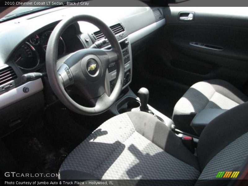Black / Gray 2010 Chevrolet Cobalt LT Sedan