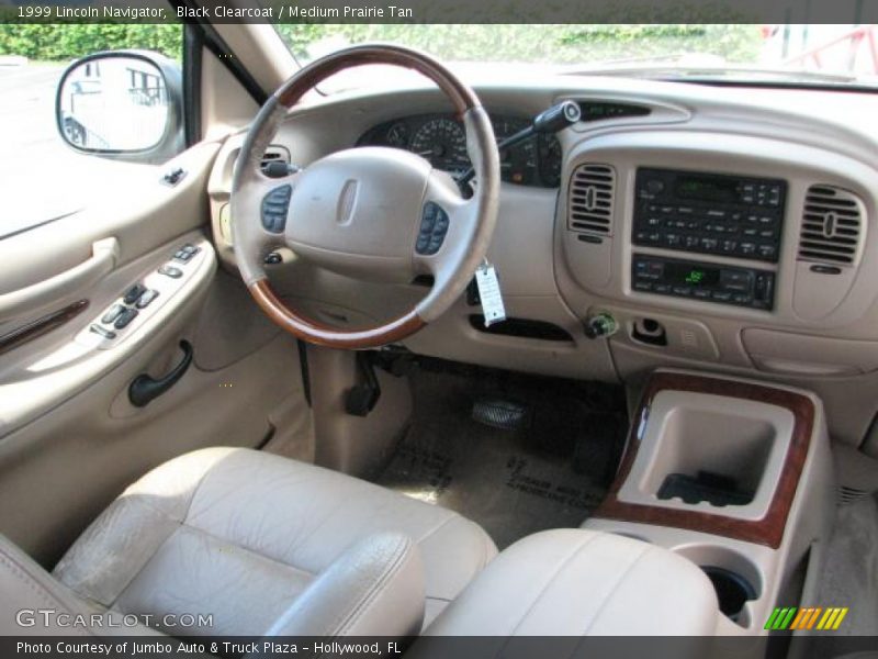 Black Clearcoat / Medium Prairie Tan 1999 Lincoln Navigator