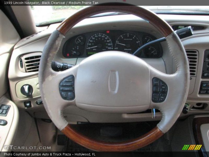 Black Clearcoat / Medium Prairie Tan 1999 Lincoln Navigator