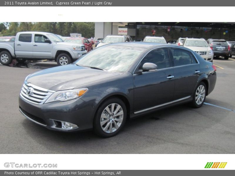 Cypress Green Pearl / Light Gray 2011 Toyota Avalon Limited