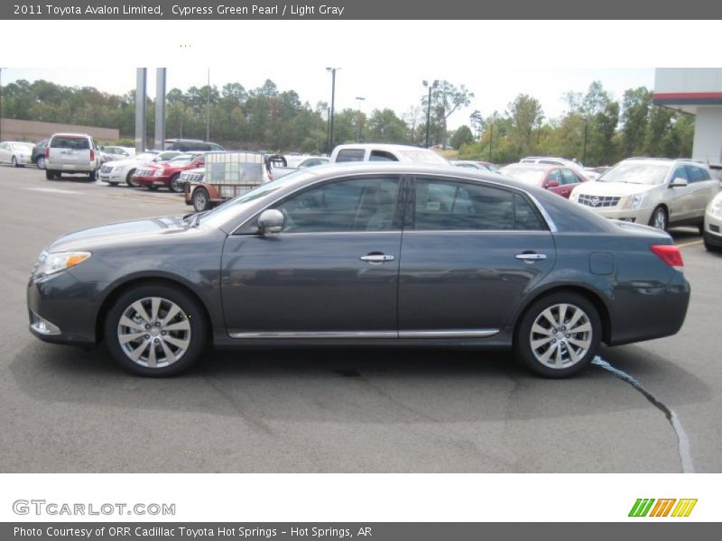 Cypress Green Pearl / Light Gray 2011 Toyota Avalon Limited