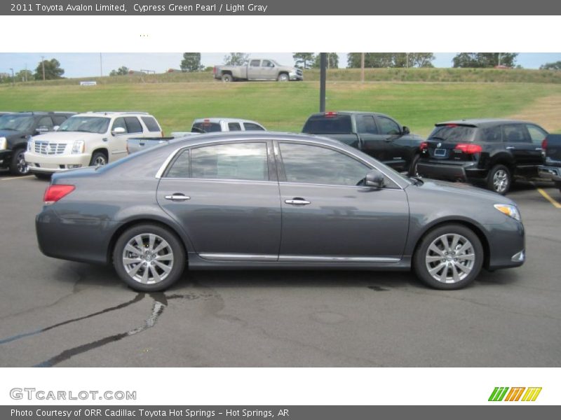 Cypress Green Pearl / Light Gray 2011 Toyota Avalon Limited