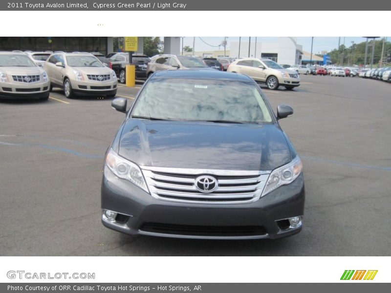 Cypress Green Pearl / Light Gray 2011 Toyota Avalon Limited