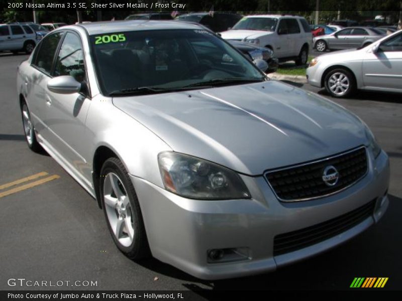 Sheer Silver Metallic / Frost Gray 2005 Nissan Altima 3.5 SE
