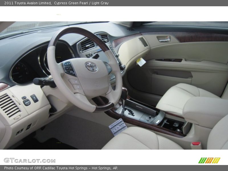 Cypress Green Pearl / Light Gray 2011 Toyota Avalon Limited