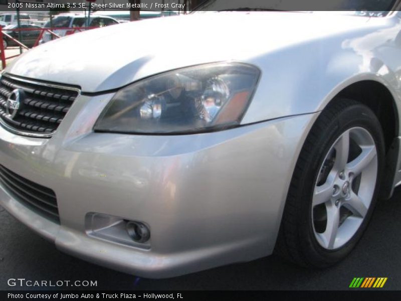 Sheer Silver Metallic / Frost Gray 2005 Nissan Altima 3.5 SE