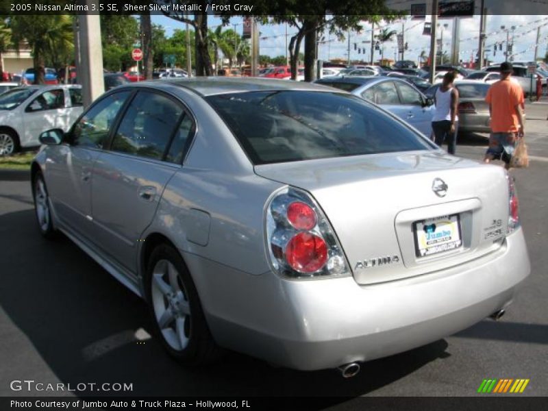 Sheer Silver Metallic / Frost Gray 2005 Nissan Altima 3.5 SE