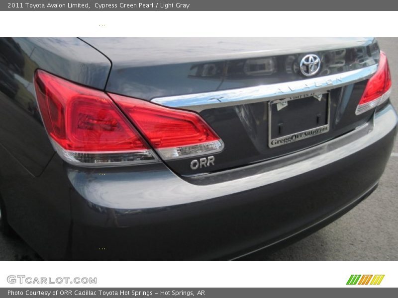 Cypress Green Pearl / Light Gray 2011 Toyota Avalon Limited