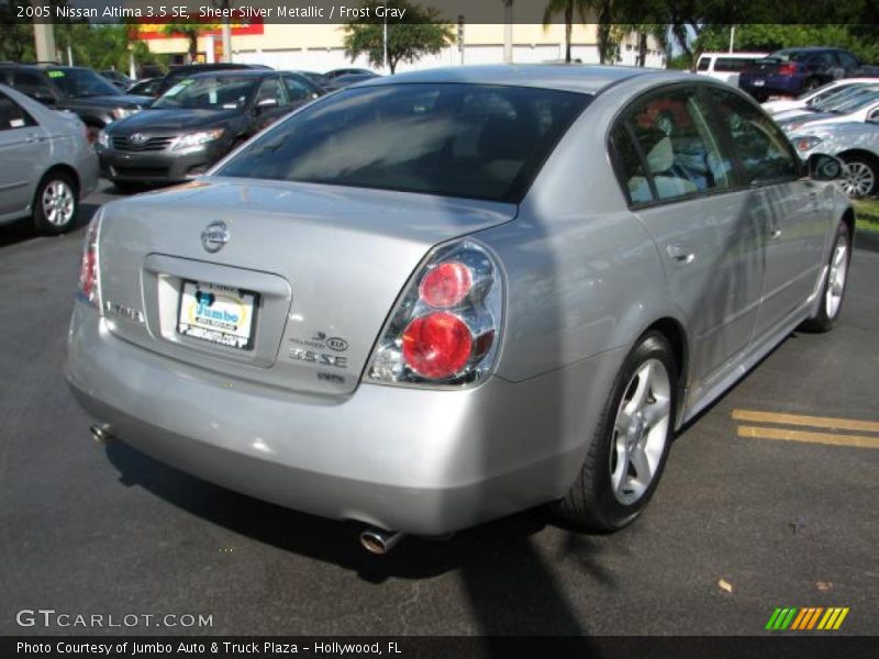 Sheer Silver Metallic / Frost Gray 2005 Nissan Altima 3.5 SE