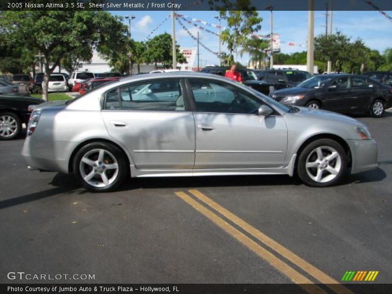 Sheer Silver Metallic / Frost Gray 2005 Nissan Altima 3.5 SE