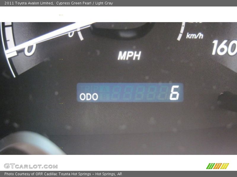 Cypress Green Pearl / Light Gray 2011 Toyota Avalon Limited