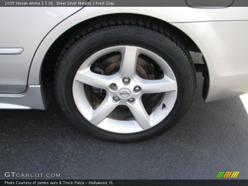 Sheer Silver Metallic / Frost Gray 2005 Nissan Altima 3.5 SE
