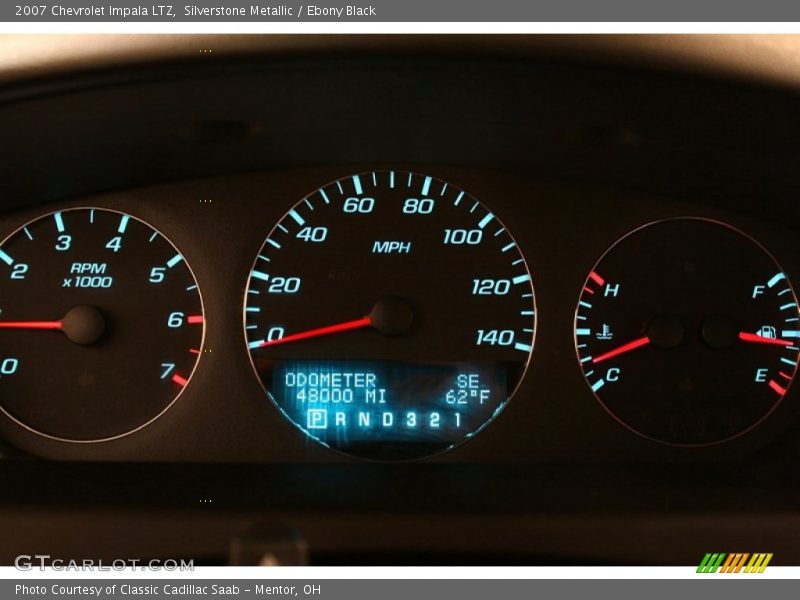 Silverstone Metallic / Ebony Black 2007 Chevrolet Impala LTZ