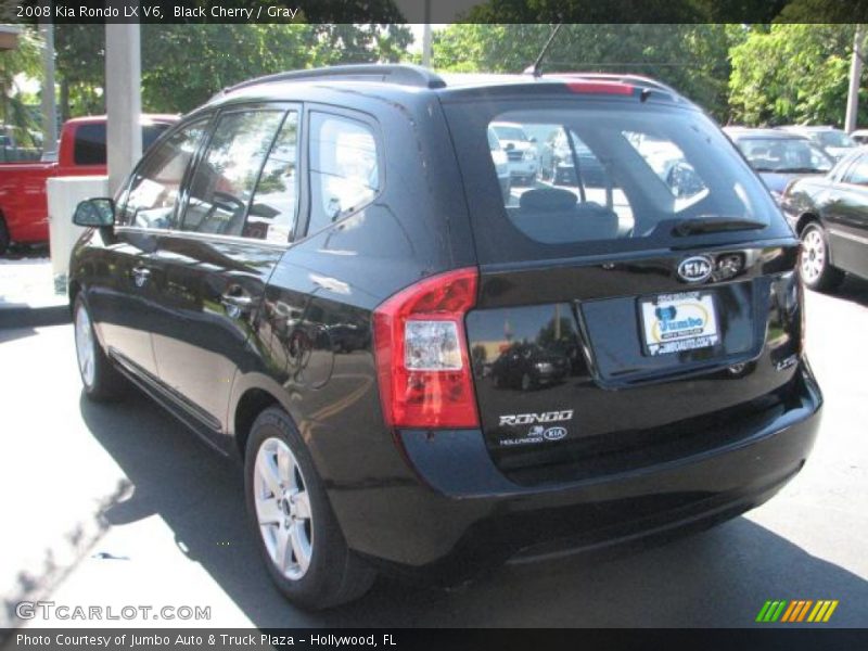 Black Cherry / Gray 2008 Kia Rondo LX V6