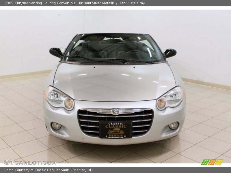 Brilliant Silver Metallic / Dark Slate Gray 2005 Chrysler Sebring Touring Convertible