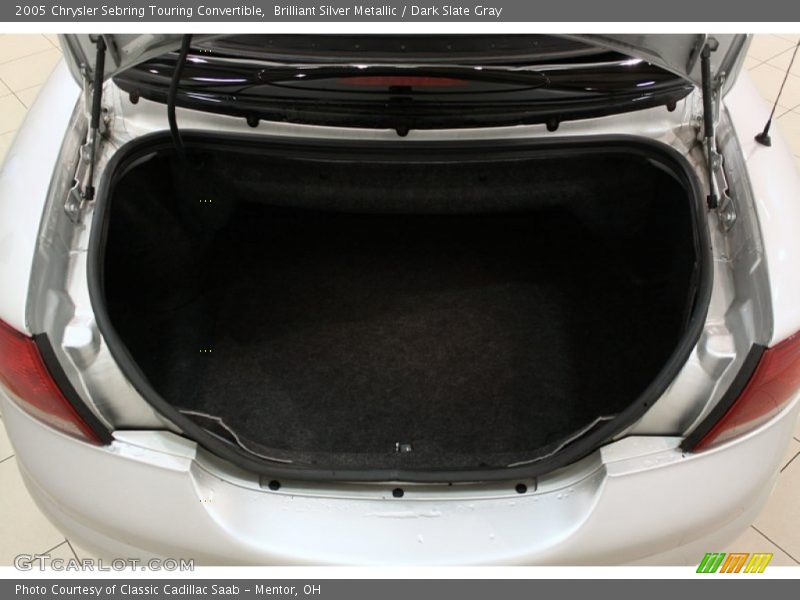 Brilliant Silver Metallic / Dark Slate Gray 2005 Chrysler Sebring Touring Convertible