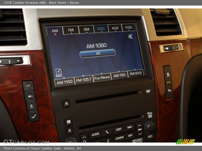Black Raven / Ebony 2008 Cadillac Escalade AWD